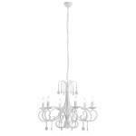 Żyrandol glamour świeczkowy z kryształkami w stylu modern chic wytworny eksluzywny Diadema 2561