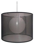 CHICAGO LAMPA WISZĄCA 37 1X60W E27 CZARNY
