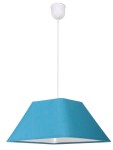 ROBIN LAMPA WISZĄCA 35 1X60W E27 TURKUS  PROMO (ABAŻUR 77-01832+LINKA 85-89369)