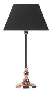 NOE LAMPA GABINETOWA 1X60W E27 STOŻEK CZARNY