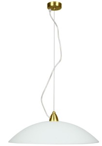 OTEO  LAMPA WISZĄCA /1 E27 BIAŁY MOSIĄDZ  MAT