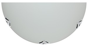 SARA LAMPA SUFITOWA PLAFON1/2 300  CHROM/SATYNA 1X60W