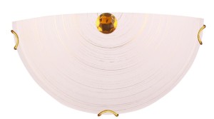 MILA LAMPA SUFITOWA PLAFON 1X60W E27 ZŁOTY 1/2
