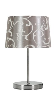 AROSA LAMPA 1X40W E14 SZARY