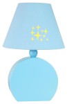 OFELIA LAMPA GAB. MDF 1X40W E14 NIEBIESKA