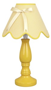 LOLA LAMPKA GABINETOWA 1X40W E14 ŻÓŁTA