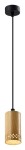 Tubo lampa wisząca czarny 1x25w gu10 klosz 10cm drewniany