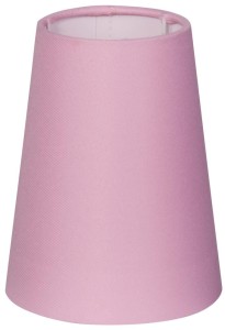ABAŻUR CONE STOŻEK (D-12,5  H-15)CM E14 JASNY RÓŻ