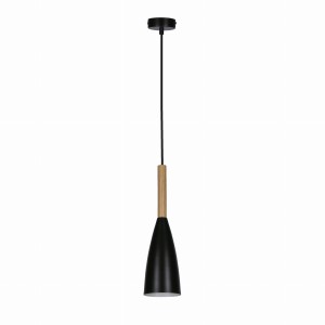 LAMPA WISZĄCA TROSA 1 CZARNY