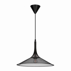 LAMPA WISZACA KIRUNA M 1 CZARNY 110x36x36