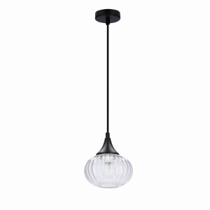 LAMPA WISZĄCA EXETER  145mm 1 CZARNY