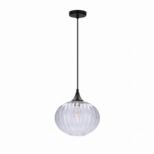 LAMPA WISZĄCA EXETER 240mm 1 CZARNY