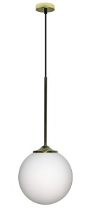 LAMPA WISZACA GLASGOW III 1 ZŁOTY 90x20x20