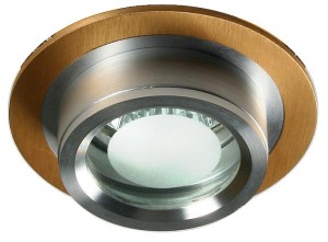 SC-01 SNG/AL MR16  SAT ZŁOTO OPR.STROPOWA STAŁA ALUMINIUM