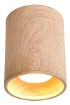 TUBA LAMPA SUFITOWA 1X15W GU10 7,9/10 DREWNIANY