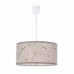 Papirus lampa wisząca 1x60w e27 abażur beżowy