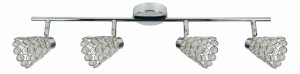 GLOSSY LISTWA 4X40W G9 CHROM