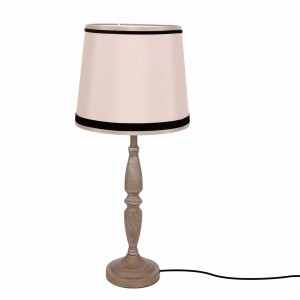 CARDINALE lampa sto³owa h-58 cm ciemny szary 1x40 E27 aba¿ur be¿owy
