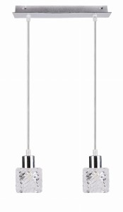 TOSCA ZWIS 2X40W G9 CHROM+KRYSZTAŁ