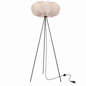 CAFEE' lampa podłogowa czarny 1x40W E27 abażur 52/23 frappe