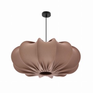 CAFEE' lampa wisząca 52cm czarny 1x40W E27 abażur mokka