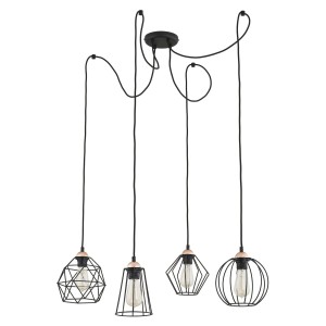 GALAXY PAJĄK LAMPA WISZĄCA 4 PŁ