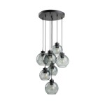 CUBUS GRAPHITE LAMPA WISZĄCA 7 KOŁO
