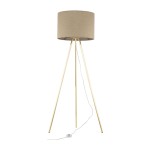 UMBERTO LINEN GOLD LAMPA PODŁOGOWA 1