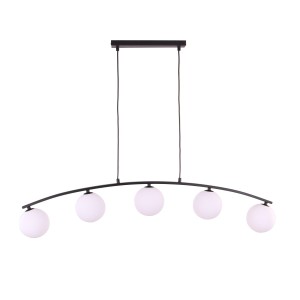 AMARO BLACK/WHITE LAMPA WISZĄCA 5 PŁ