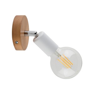 SIMPLY WOOD LAMPA SUFITOWA 1 PŁ WHITE
