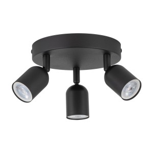 TOP BLACK LAMPA SUFITOWA 3 PŁ KOŁO
