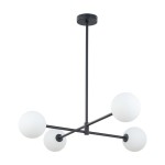 SARIUS BLACK LAMPA SUFITOWA 4 PŁ WYSOKA