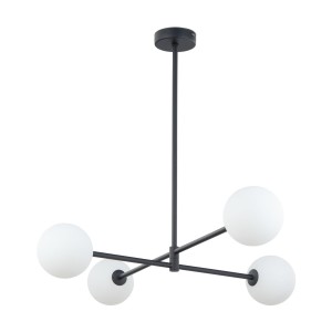 SARIUS BLACK LAMPA SUFITOWA 4 PŁ WYSOKA