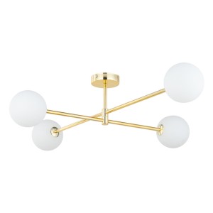 SARIUS GOLD LAMPA SUFITOWA 4 PŁ