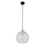DEVON LAMPA WISZĄCA 1 PŁ TRANSPARENT 250