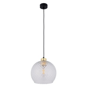 DEVON LAMPA WISZĄCA 1 PŁ TRANSPARENT 250