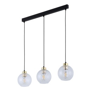DEVON LAMPA WISZĄCA 3 PŁ LISTWA TRANSPARENT