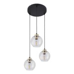 DEVI TRANSPARENT LAMPA WISZĄCA 3 PŁ KOŁO