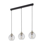 DEVI TRANSPARENT LAMPA WISZĄCA 3 PŁ LISTWA