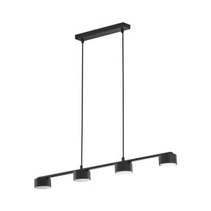 DALLAS BLACK LAMPA WISZĄCA 4 + GX53