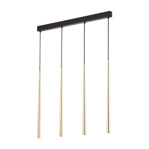 PIANO GOLD LAMPA WISZĄCA 4 PŁ