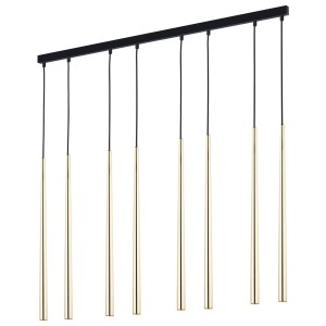 PIANO GOLD LAMPA WISZĄCA 8 PŁ