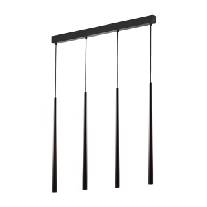 PIANO BLACK LAMPA WISZĄCA 4 PŁ