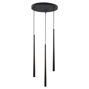 PIANO BLACK LAMPA WISZĄCA 3 PŁ