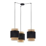 BOHO BLACK LAMPA WISZĄCA 3 PŁ