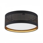 TAGO BLACK/GOLD LAMPA SUFITOWA 4 PŁ 450