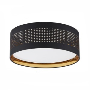 TAGO BLACK/GOLD LAMPA SUFITOWA 4 PŁ 450