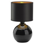 PALLA SMALL BLACK/GOLD LAMPKA NOCNA 1 PŁ