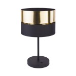 HILTON BLACK/GOLD LAMPKA NOCNA 1