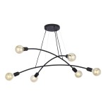 HELIX BLACK LAMPA WISZĄCA 6